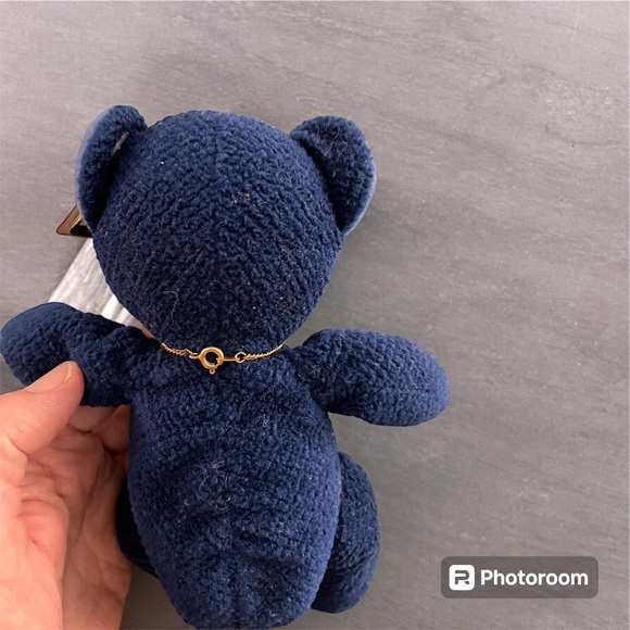 2/$30 Russ Bears of the Month September Blue Sapphire Bear Necklace Stitching - Picture 7 of 7